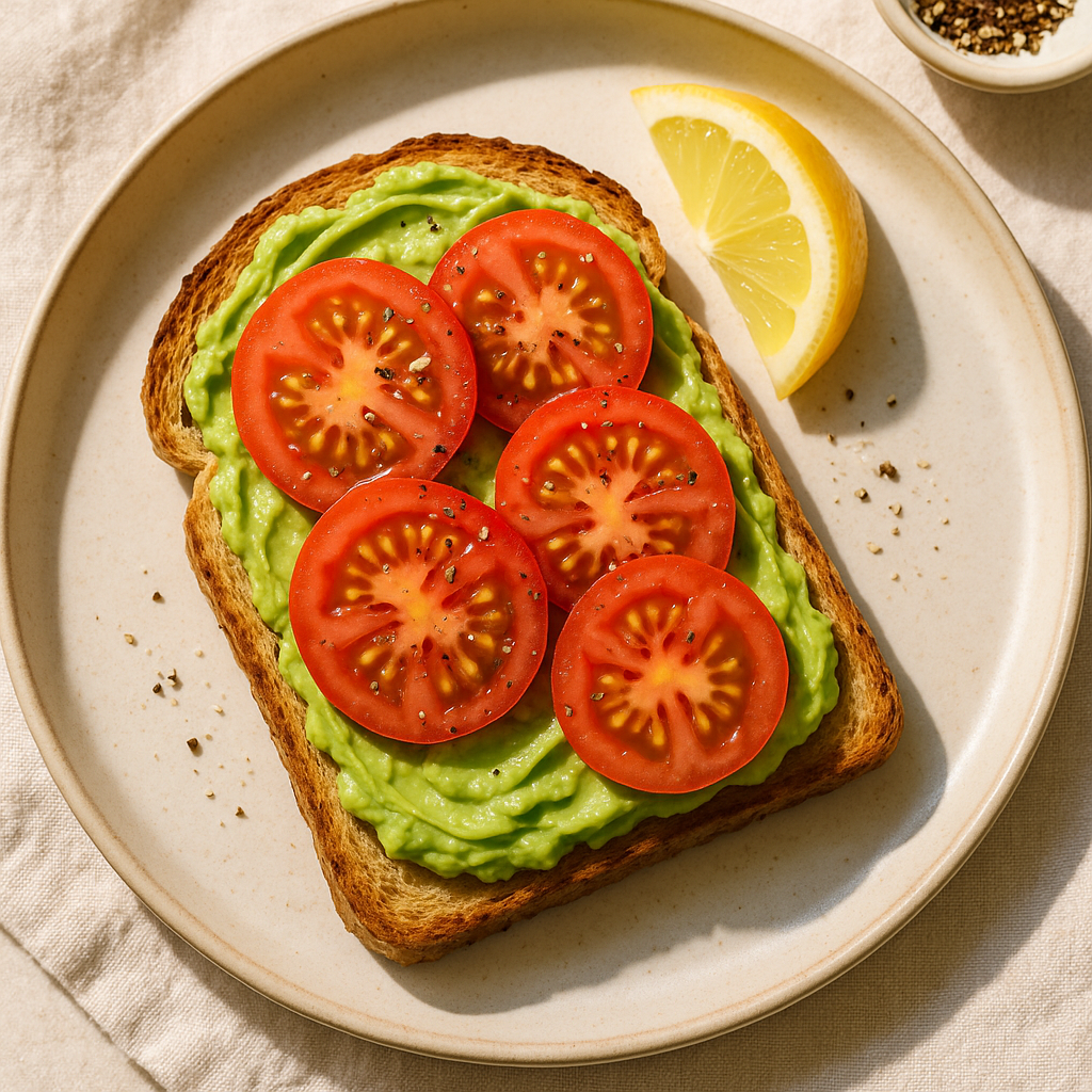 Avocado & Tomato Breakfast Toast
