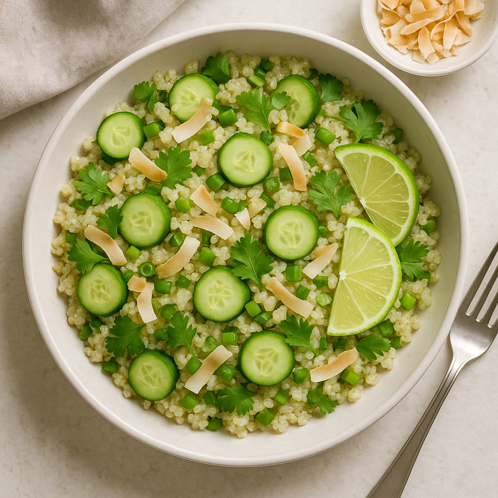 Coconut Lime Quinoa Salad
