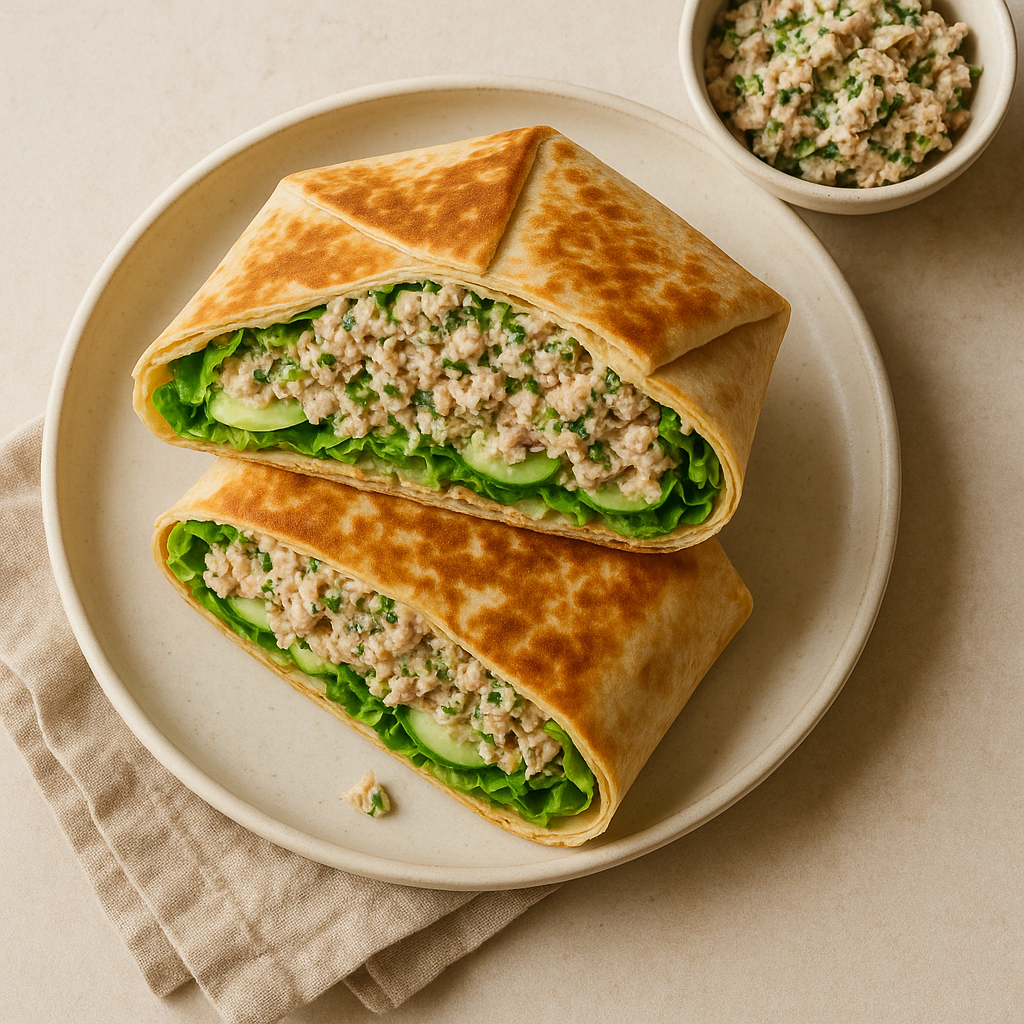 Herby Tuna Crunch Wrap