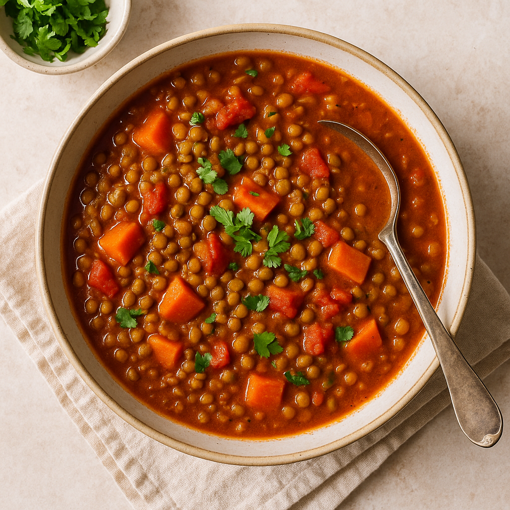 Moroccan Spiced Lentil Stew
