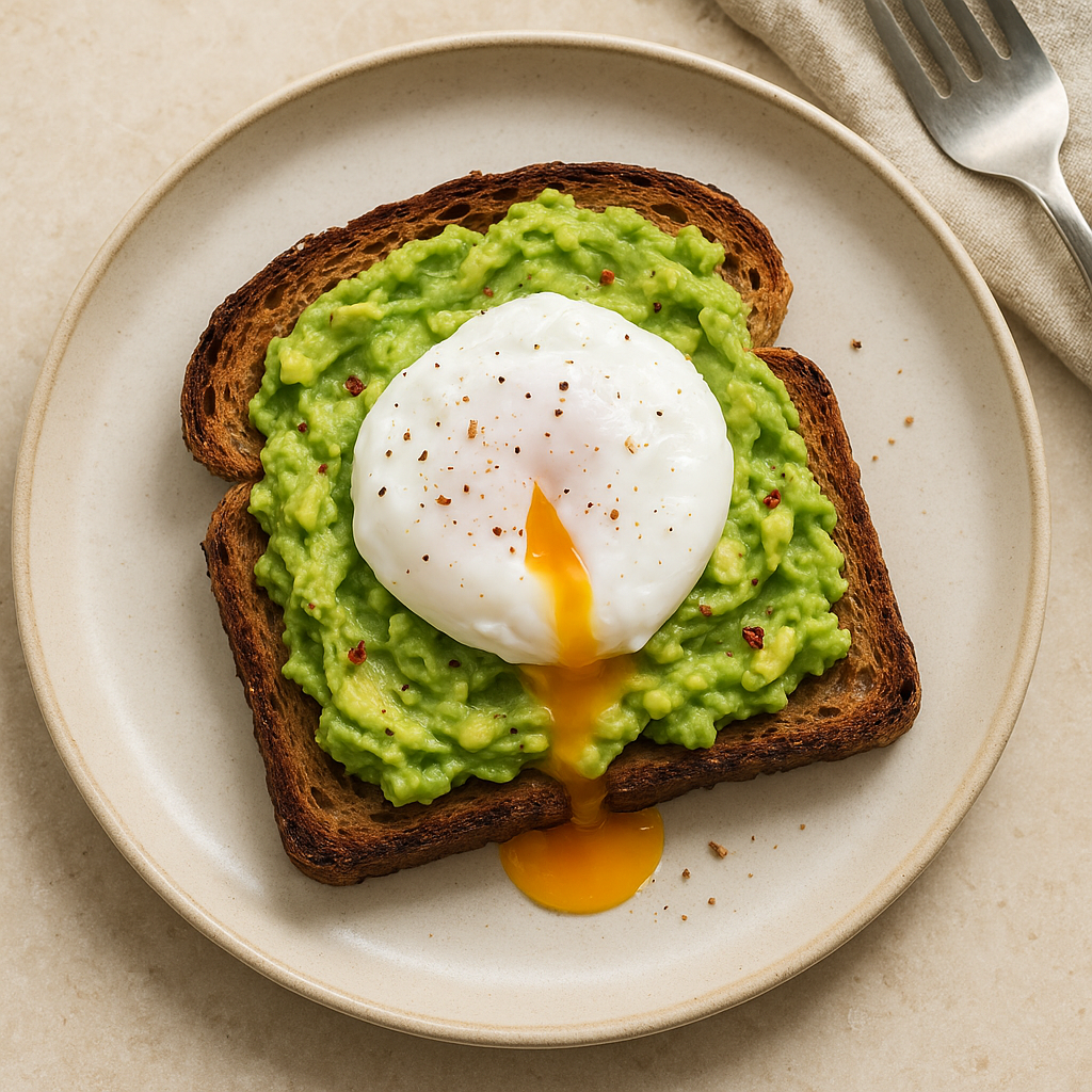 Savory Avocado Toast with Poached Egg