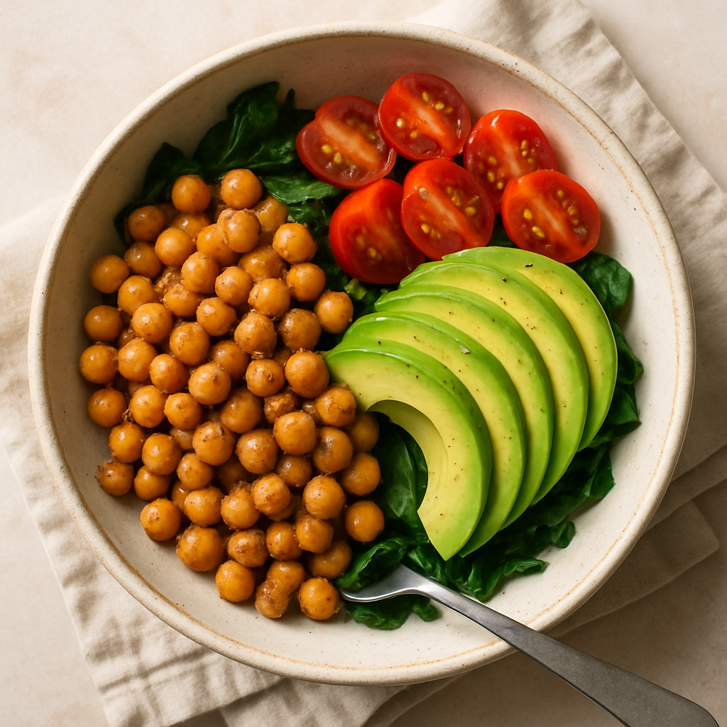 Savory Chickpea Breakfast Bowl