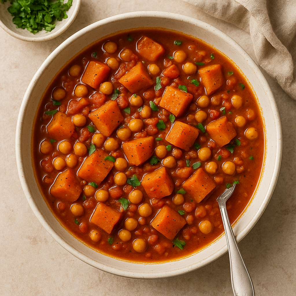 Spiced Pumpkin and Chickpea Stew