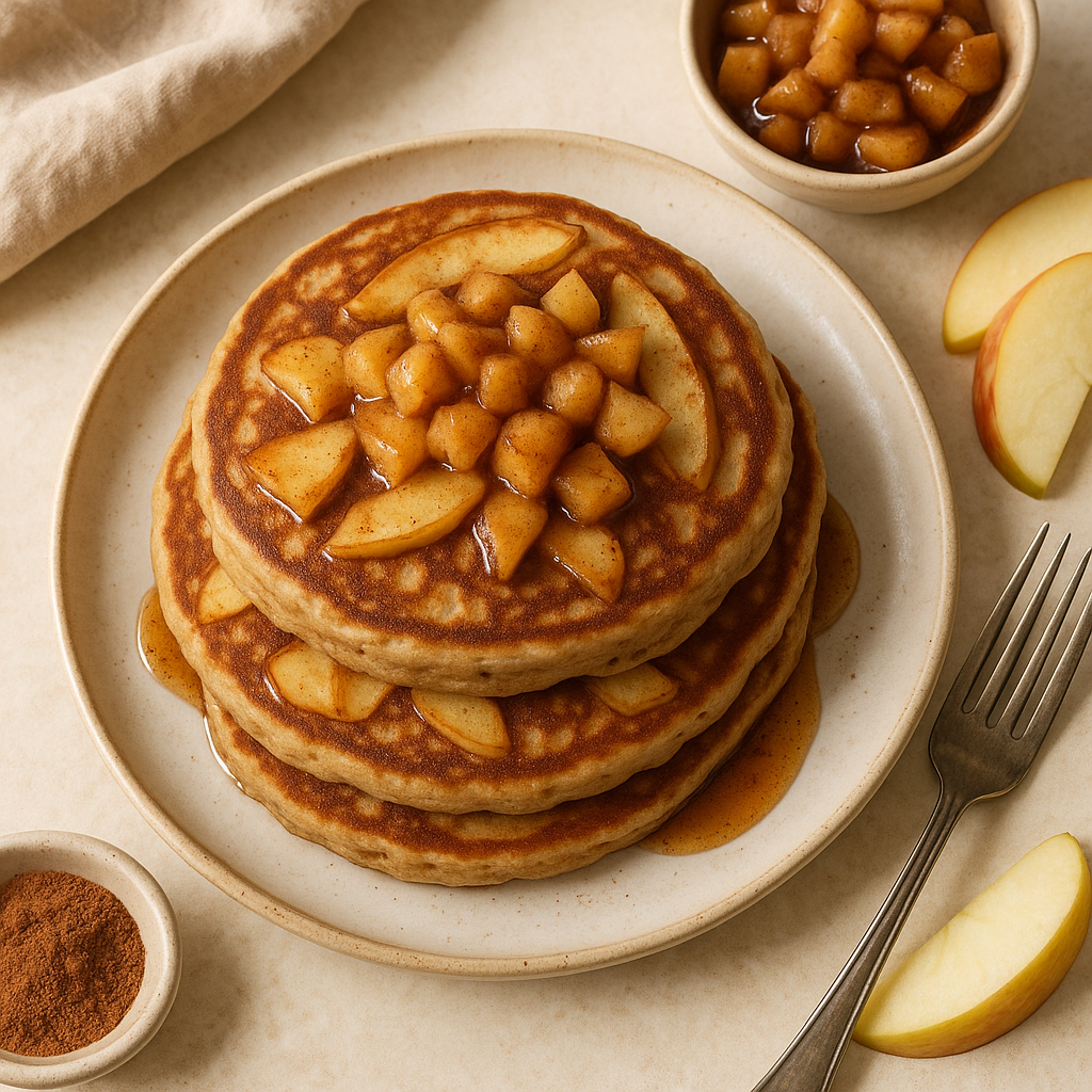 Sweet Cinnamon Apple Pancakes