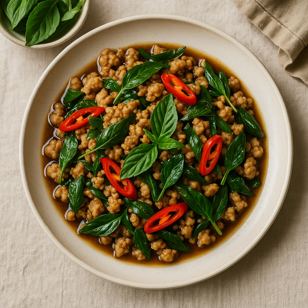 Thai Basil Chicken Stir-Fry